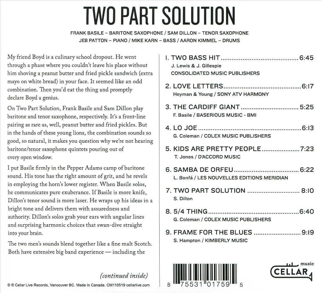 2 Part Solution cover art