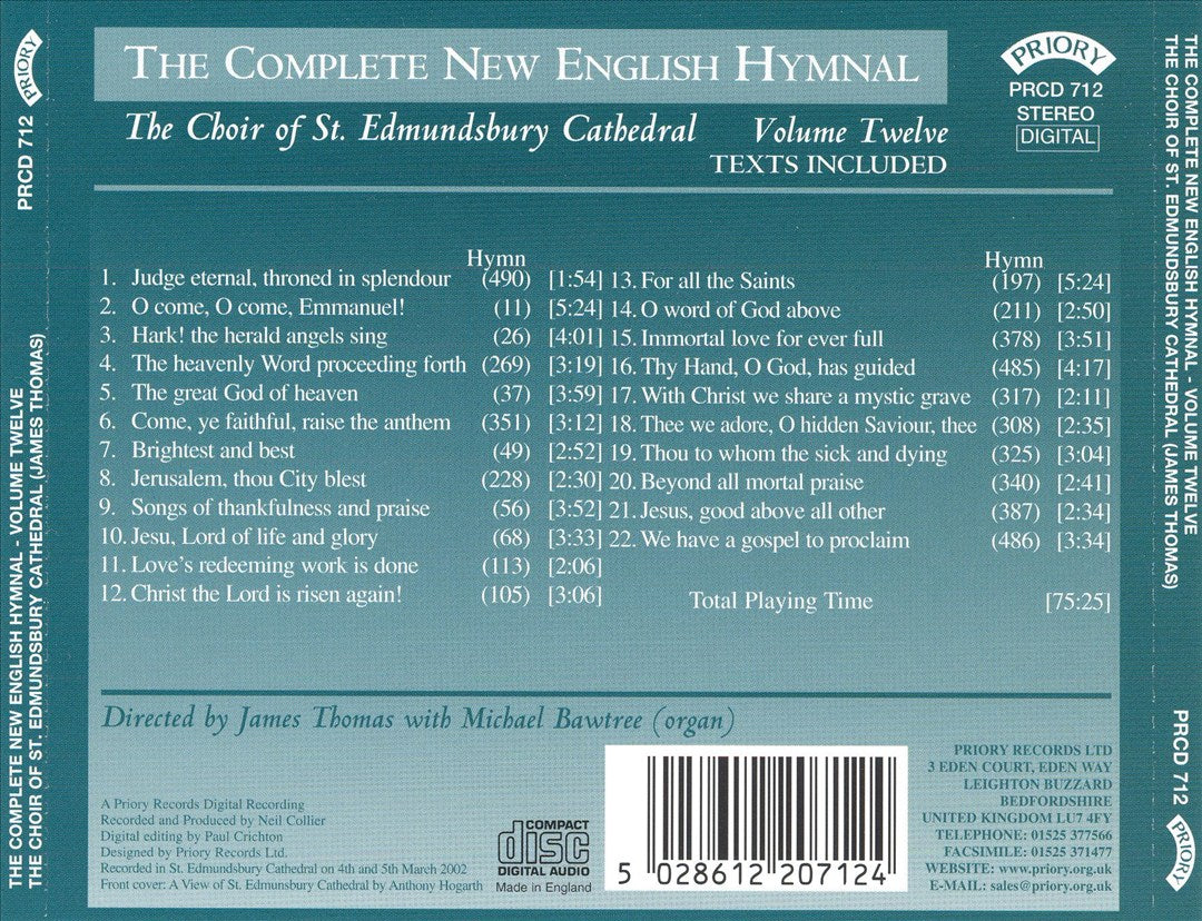 Complete New English Hymnal, Vol. 12 cover art