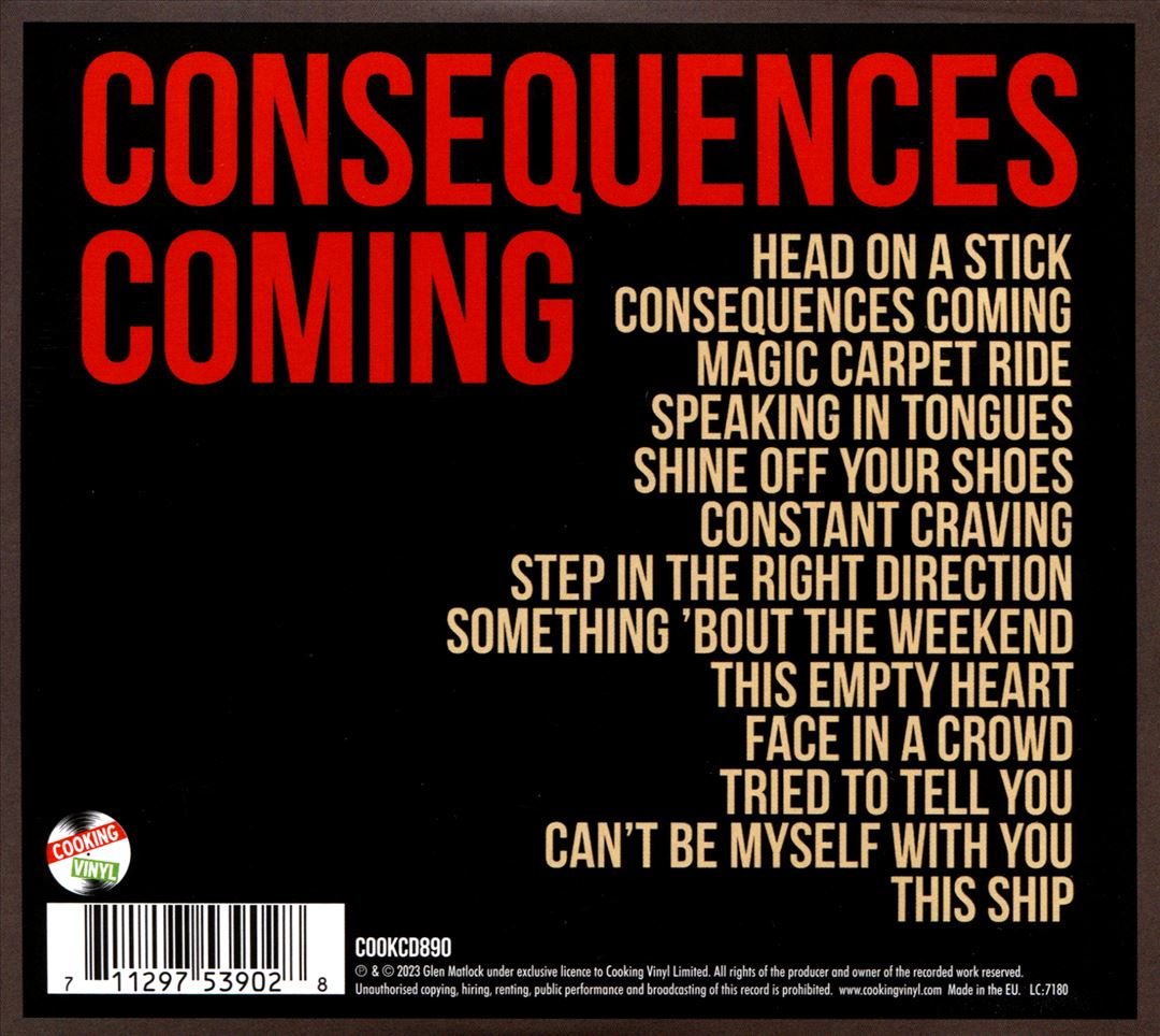 Consequences Coming cover art
