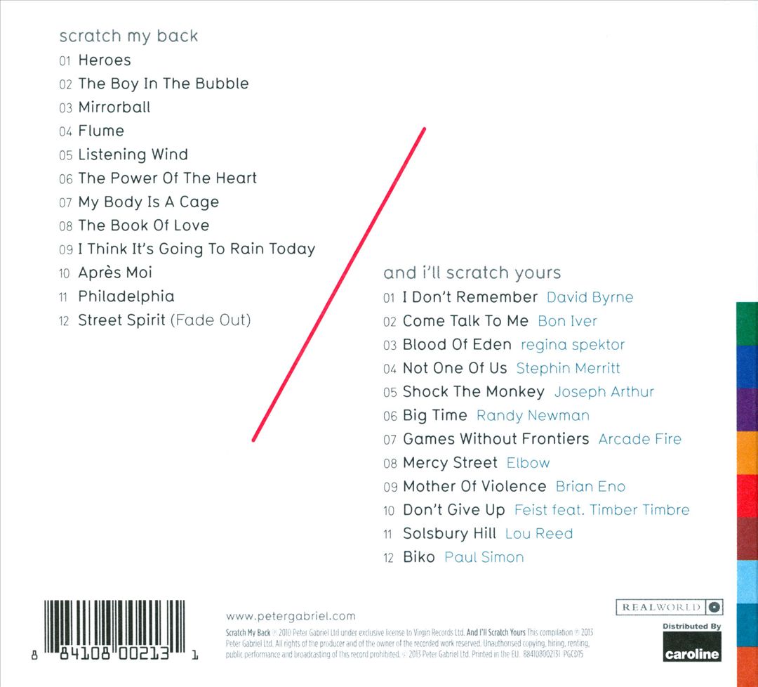 Scratch My Back/And I'll Scratch Yours cover art