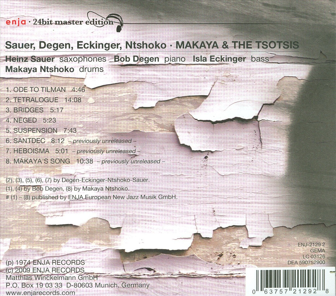 Makaya & the Tsotsis cover art