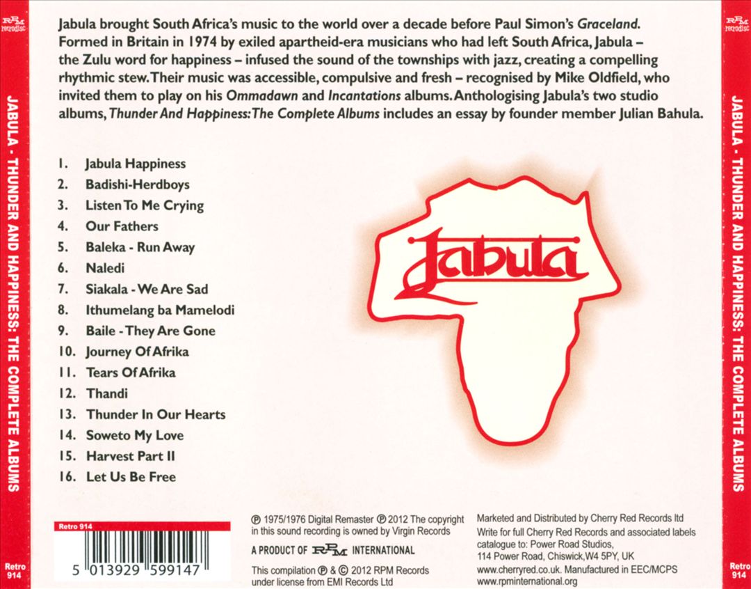 Thunder & Happiness: The Complete Albums cover art