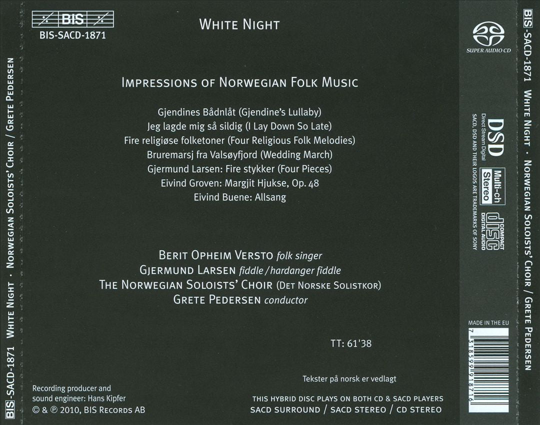 White Night: Impressions of Norwegian Folk Music cover art