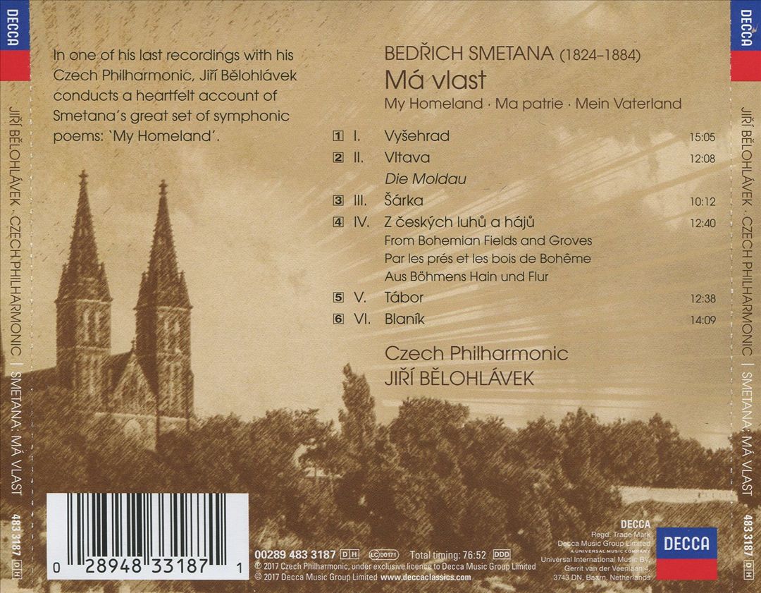Smetana: Má Vlast cover art