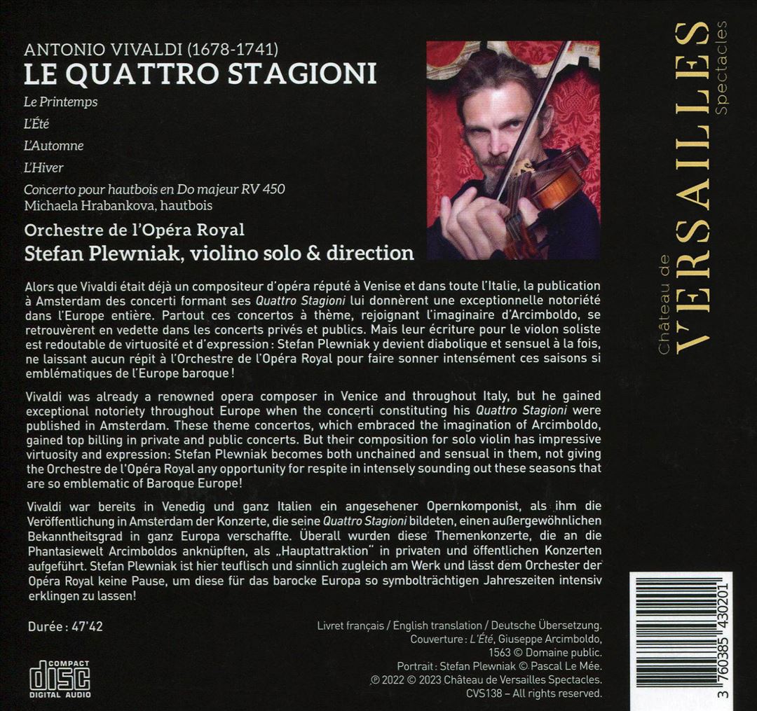Vivaldi: Le quattro stagioni cover art
