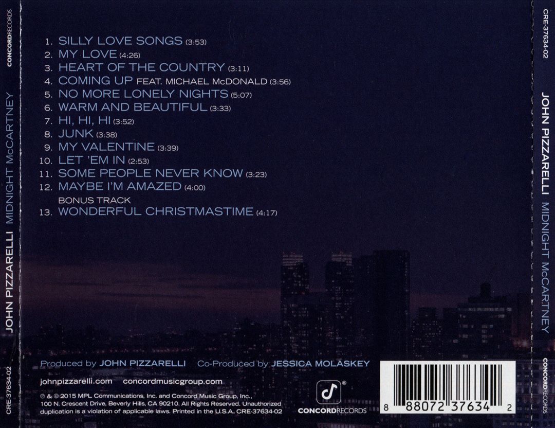 Midnight McCartney cover art