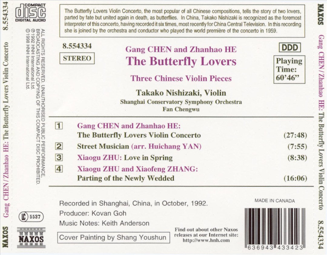 Butterfly Lovers cover art