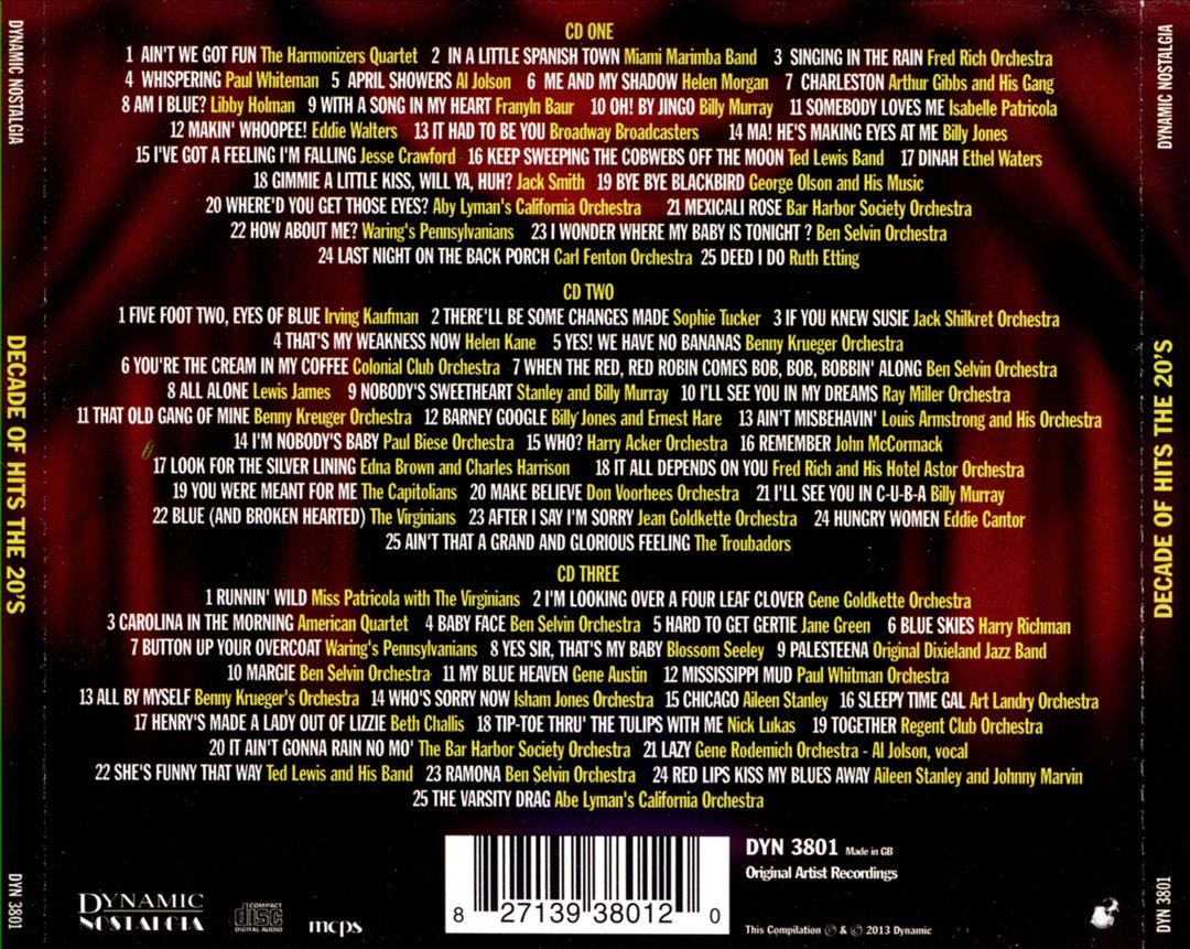 Decade of Hits: The 20's cover art