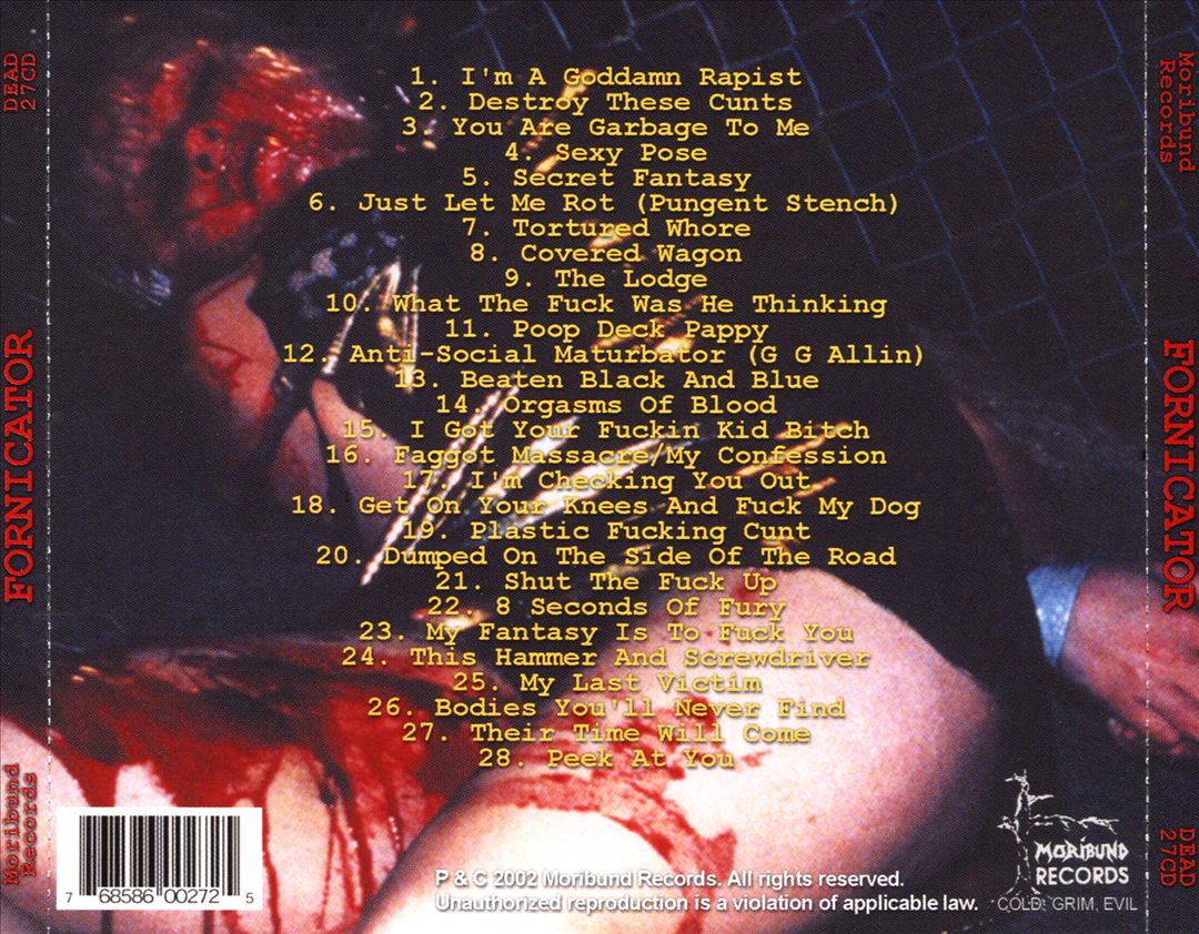 Fornicator cover art