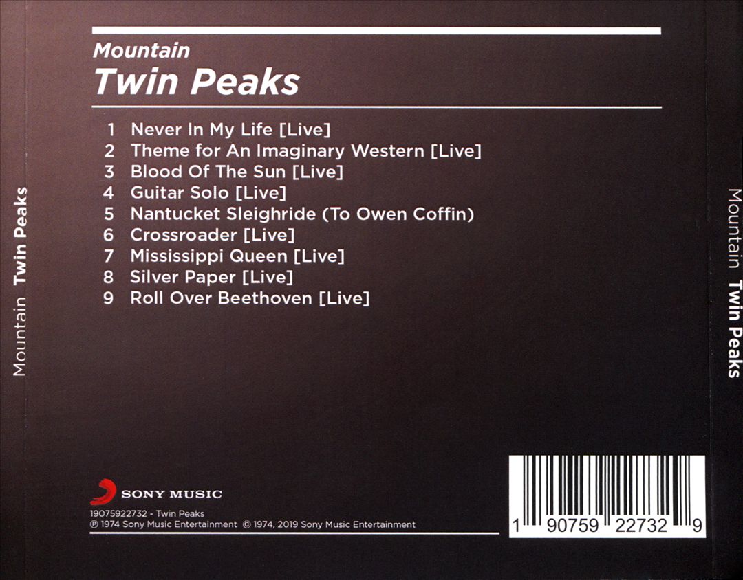 Twin Peaks cover art