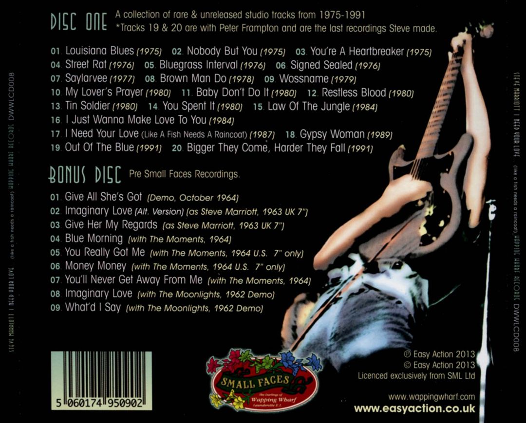 I Need Your Love... Like a Fish Needs a Raincoat: 1962-1991 cover art