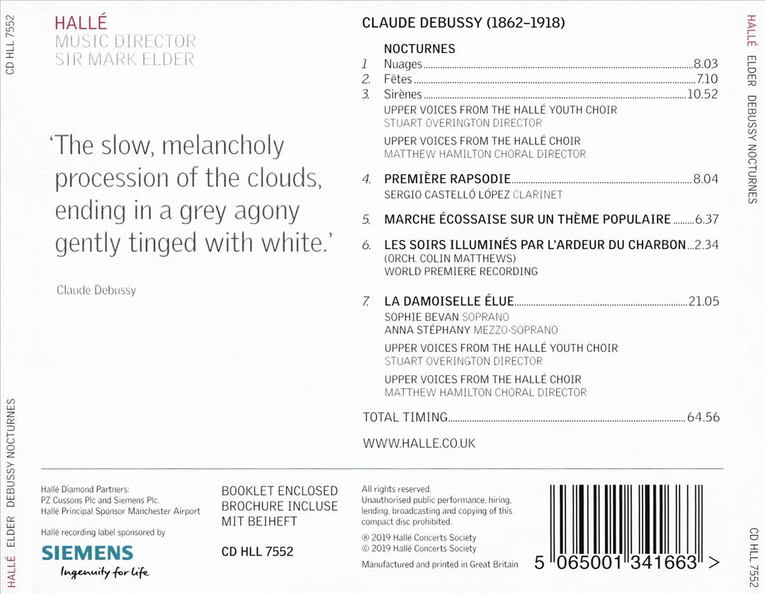 Debussy: Nocturnes cover art