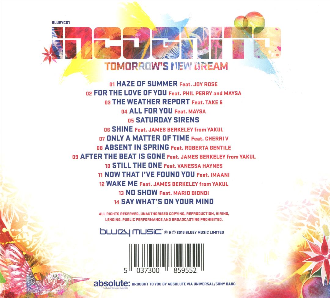 Tomorrow's New Dream cover art