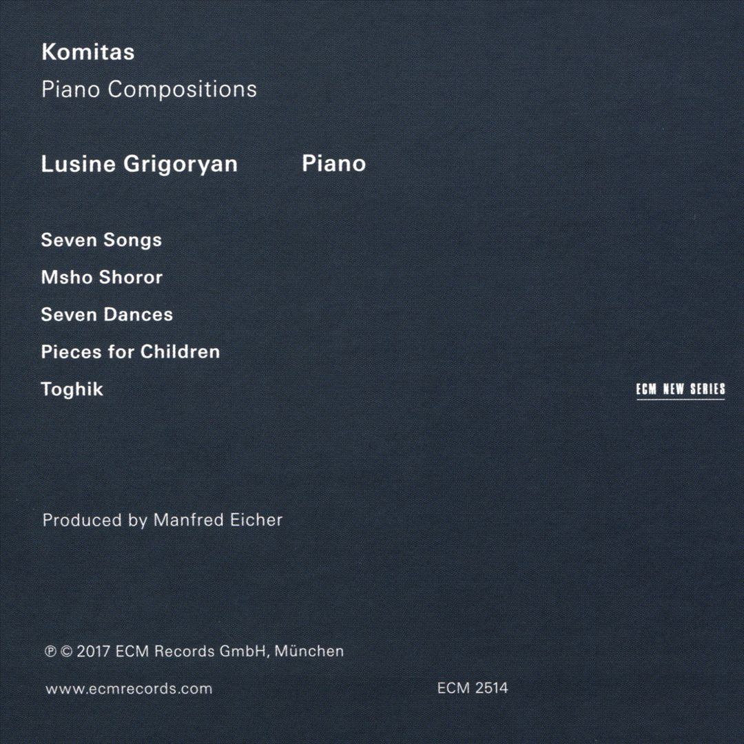 Komitas: Seven Songs cover art