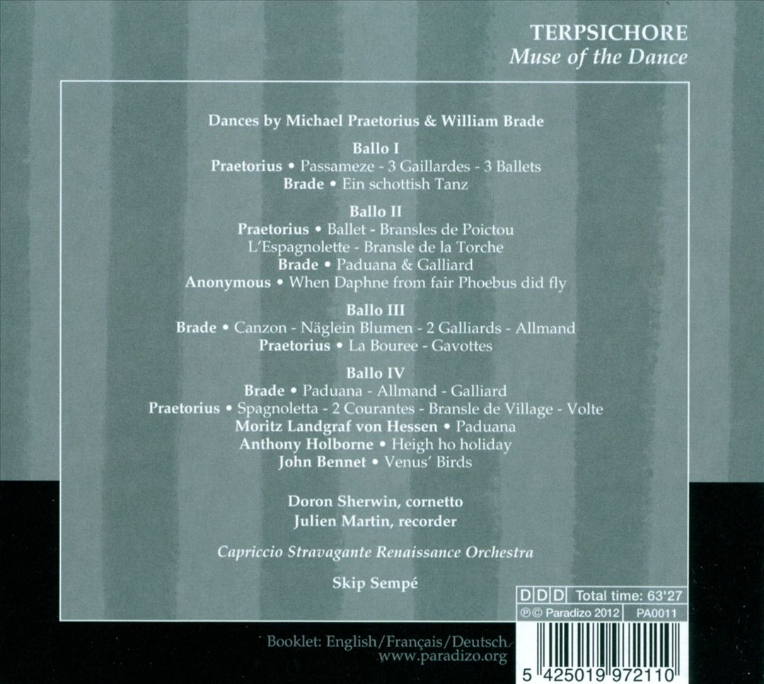 Terpsichore: Muse of the Dance cover art