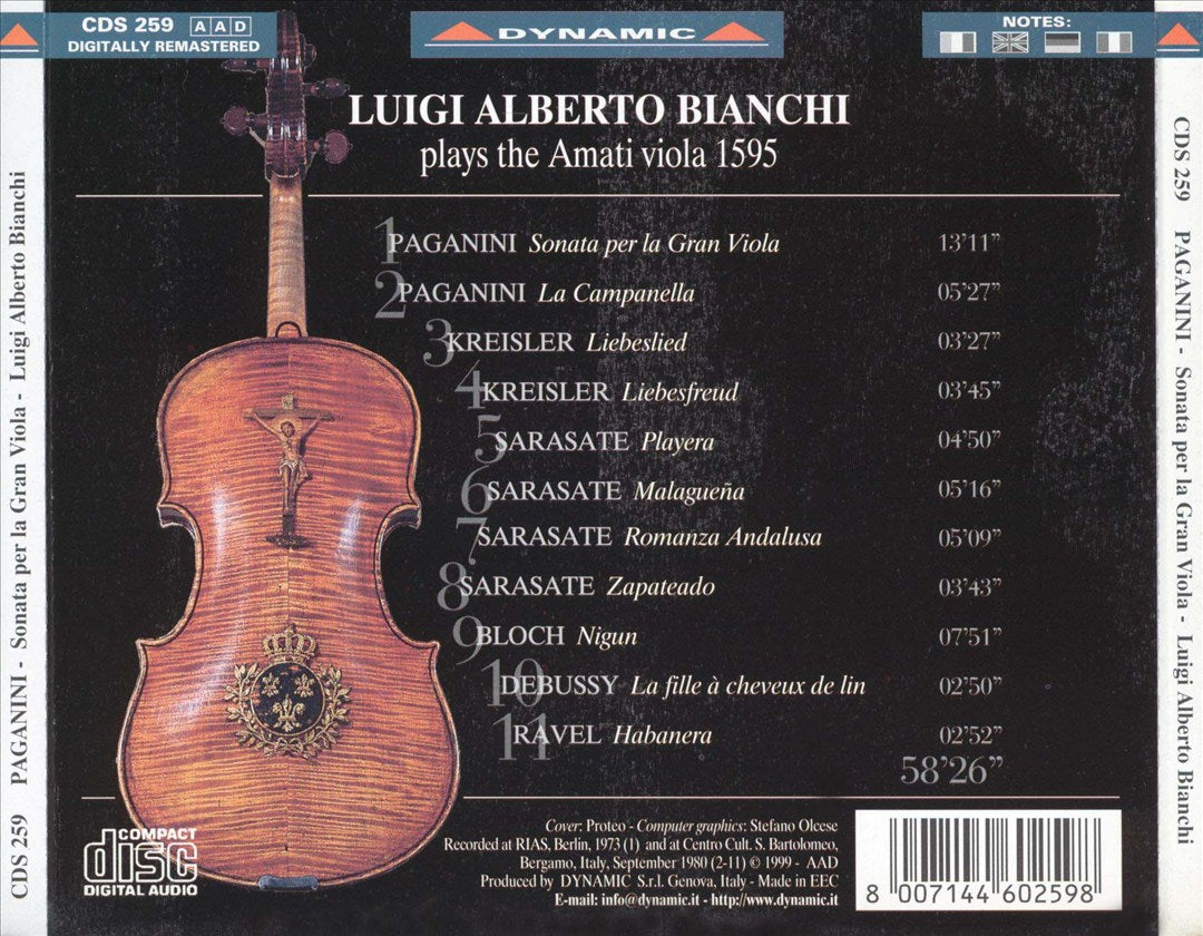 Paganini: Gran Viola cover art