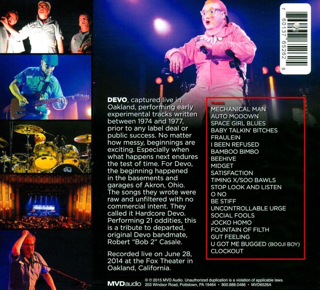 Hardcore Devo Live! cover art