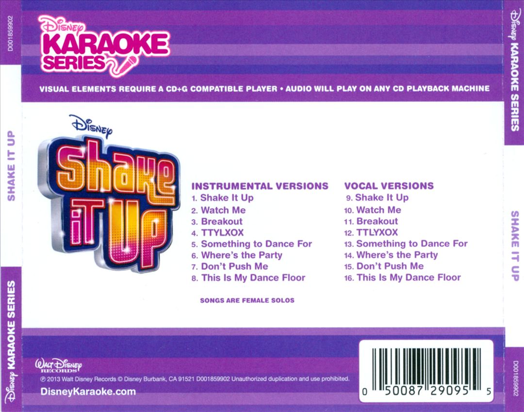 Disney's Karaoke Series: Shake It Up cover art