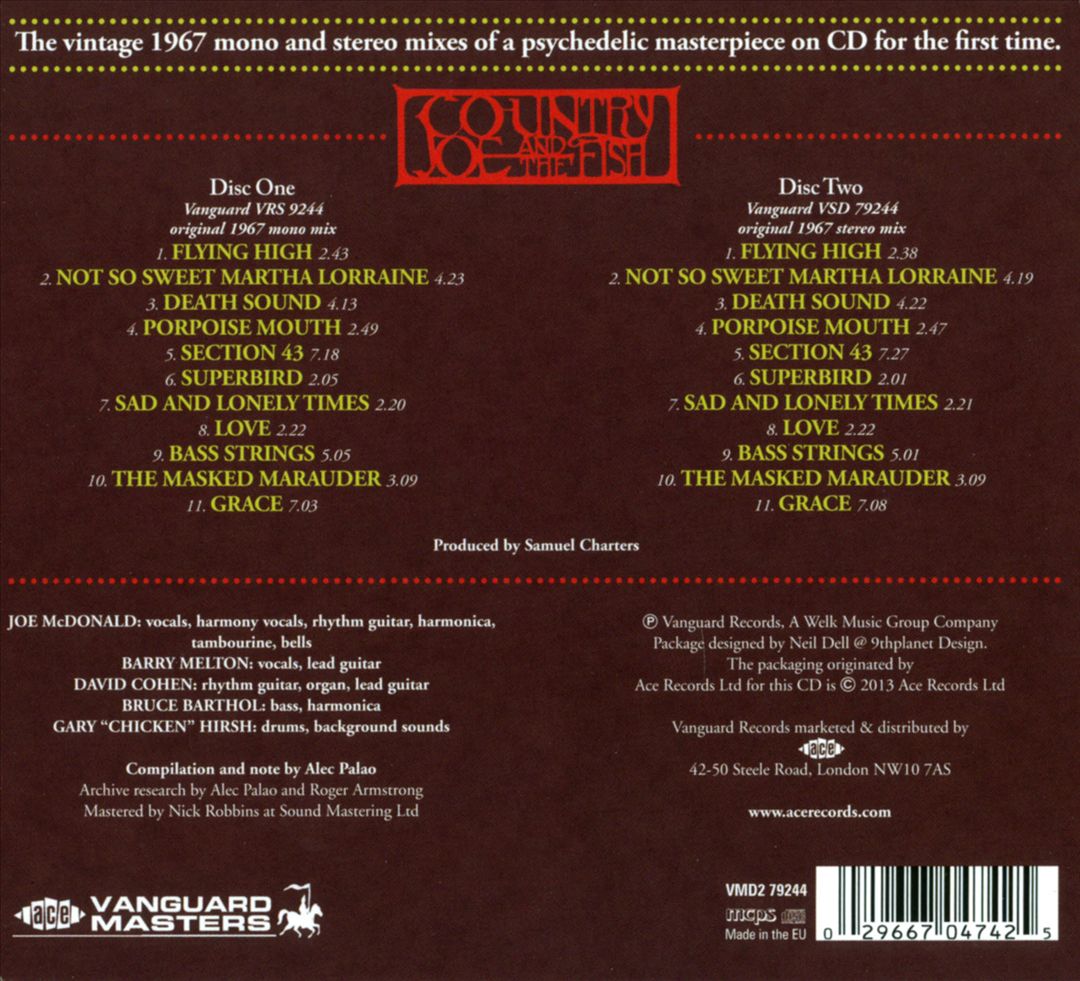Electric Music for the Mind and Body cover art