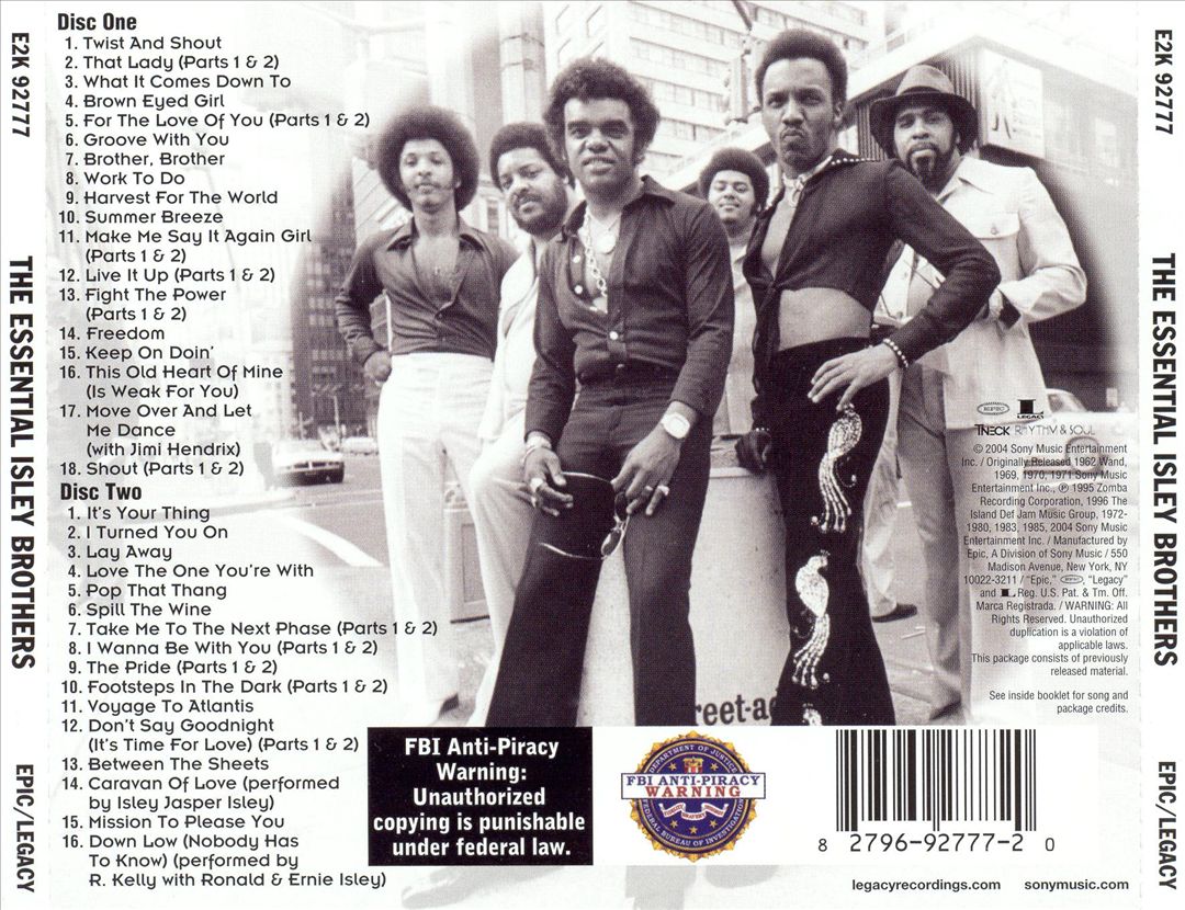 Essential Isley Brothers cover art