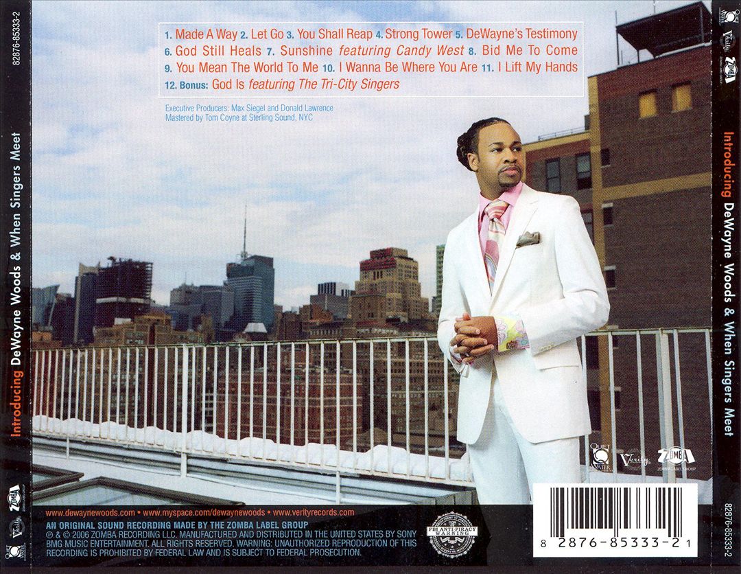 Introducing DeWayne Woods & When Singers Meet cover art