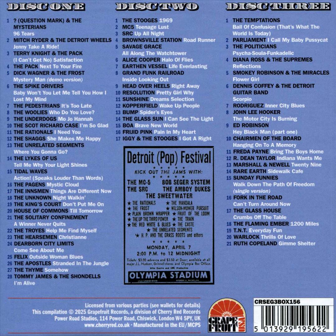 Motor City Is Burning: A Michigan Anthology 1965-1972 cover art