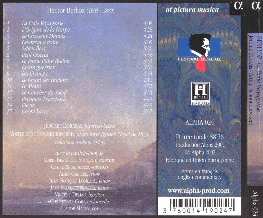 Hector Berlioz: La Belle Voyageuse cover art