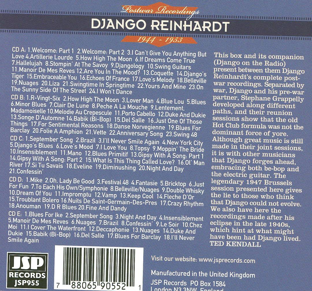 Postwar Recordings 1944-1953 cover art