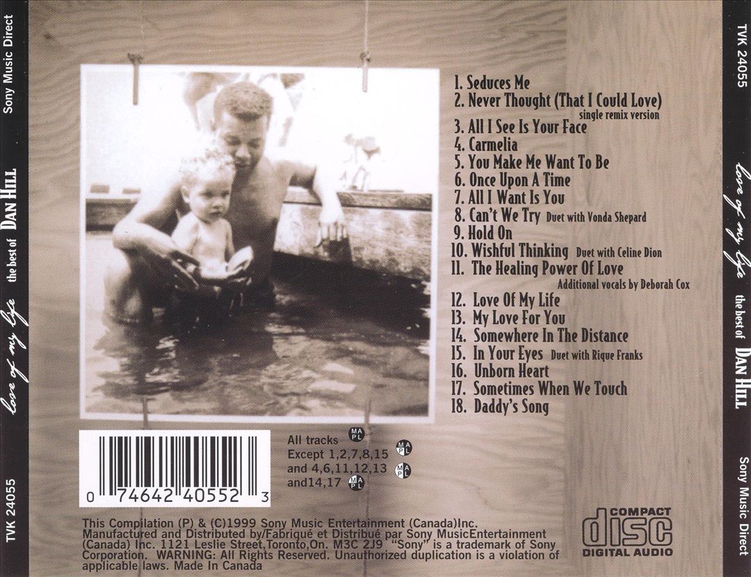 Love of My Life: The Best of Dan Hill cover art