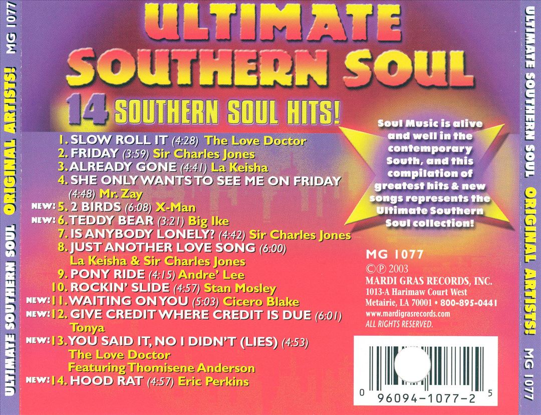 Ultimate Southern Soul cover art