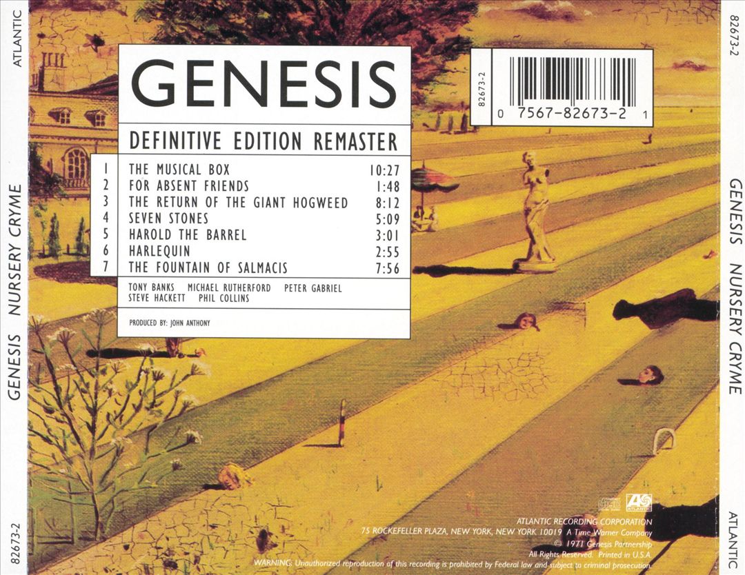 Nursery Cryme cover art