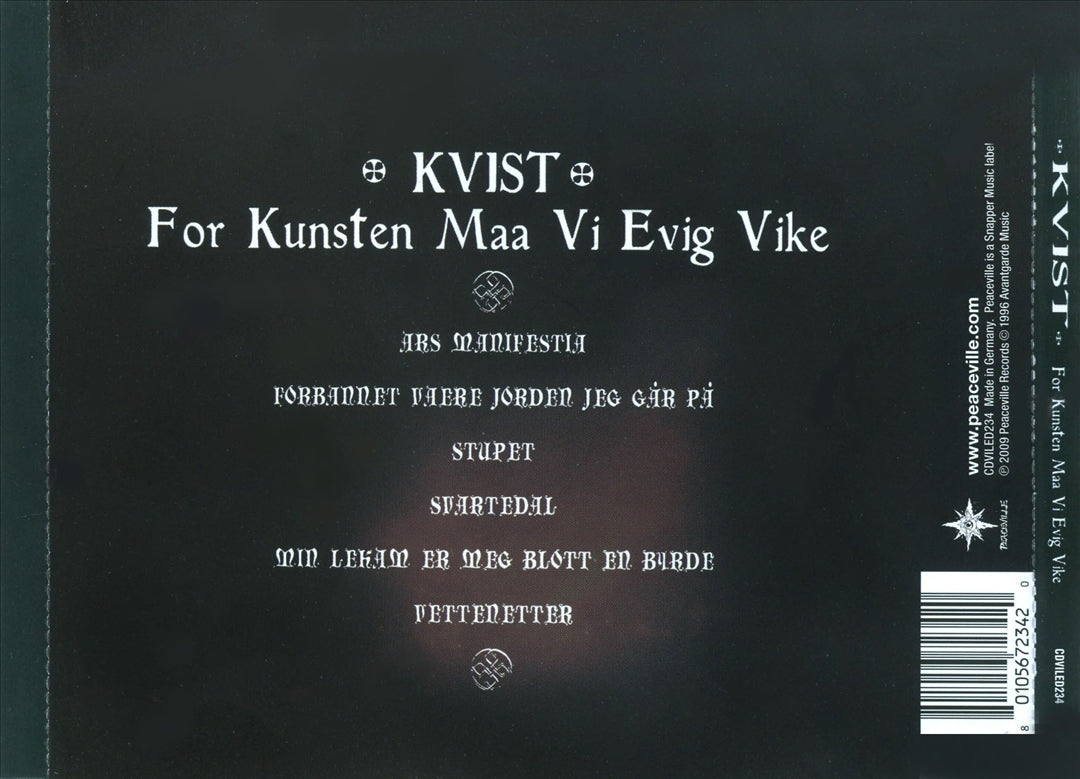 For Kunsten Maa Vi Evig Vike cover art