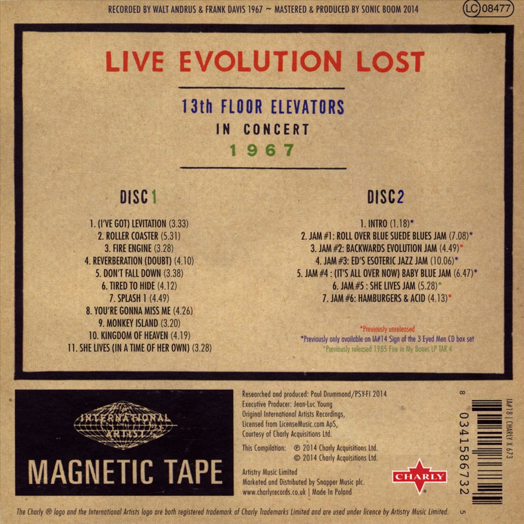 Live Evolution Lost cover art
