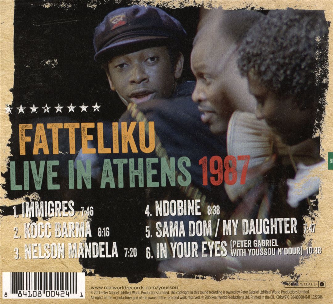 Fatteliku: Live in Athens 1987 cover art