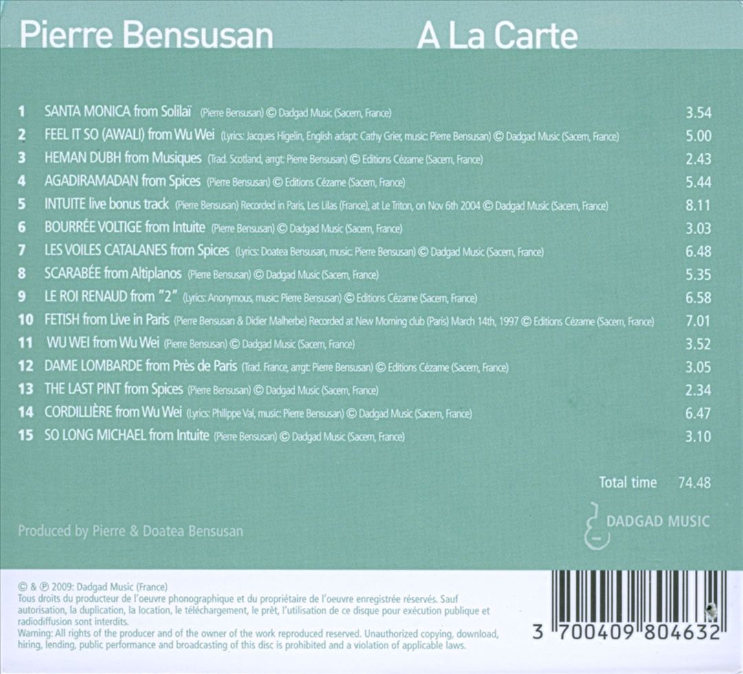 Complete Works 1975-2010: A La Carte cover art