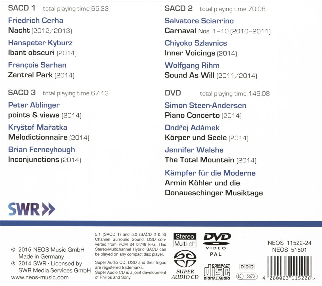 Donaueschinger Musiktage 2014 cover art