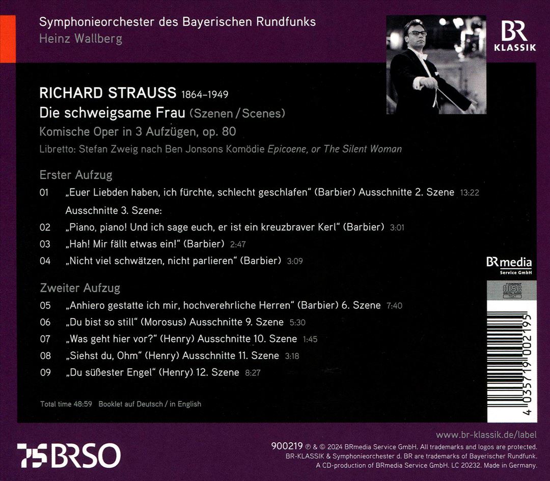 Richard Strauss: Die schweigsame Frau cover art