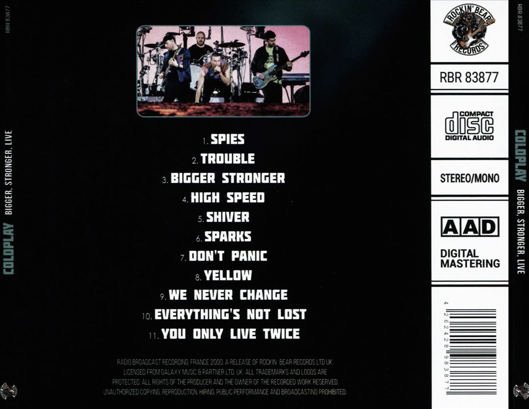 Bigger, Stronger, Live 2000 / Radio Broadcast cover art