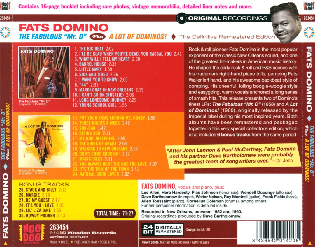 Fabulous Mr. D/A Lot of Dominos cover art