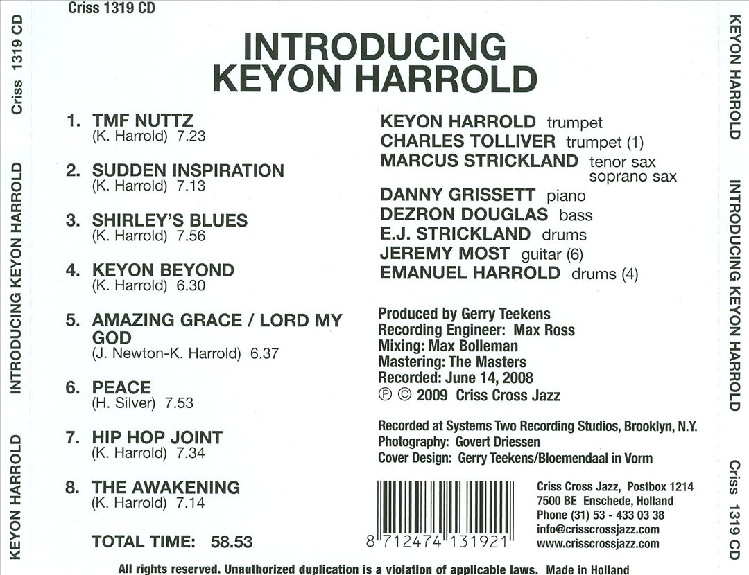 Introducing Keyon Harrold cover art
