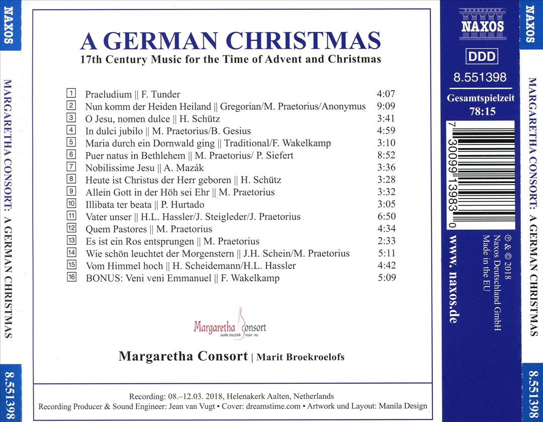 German Christmas cover art