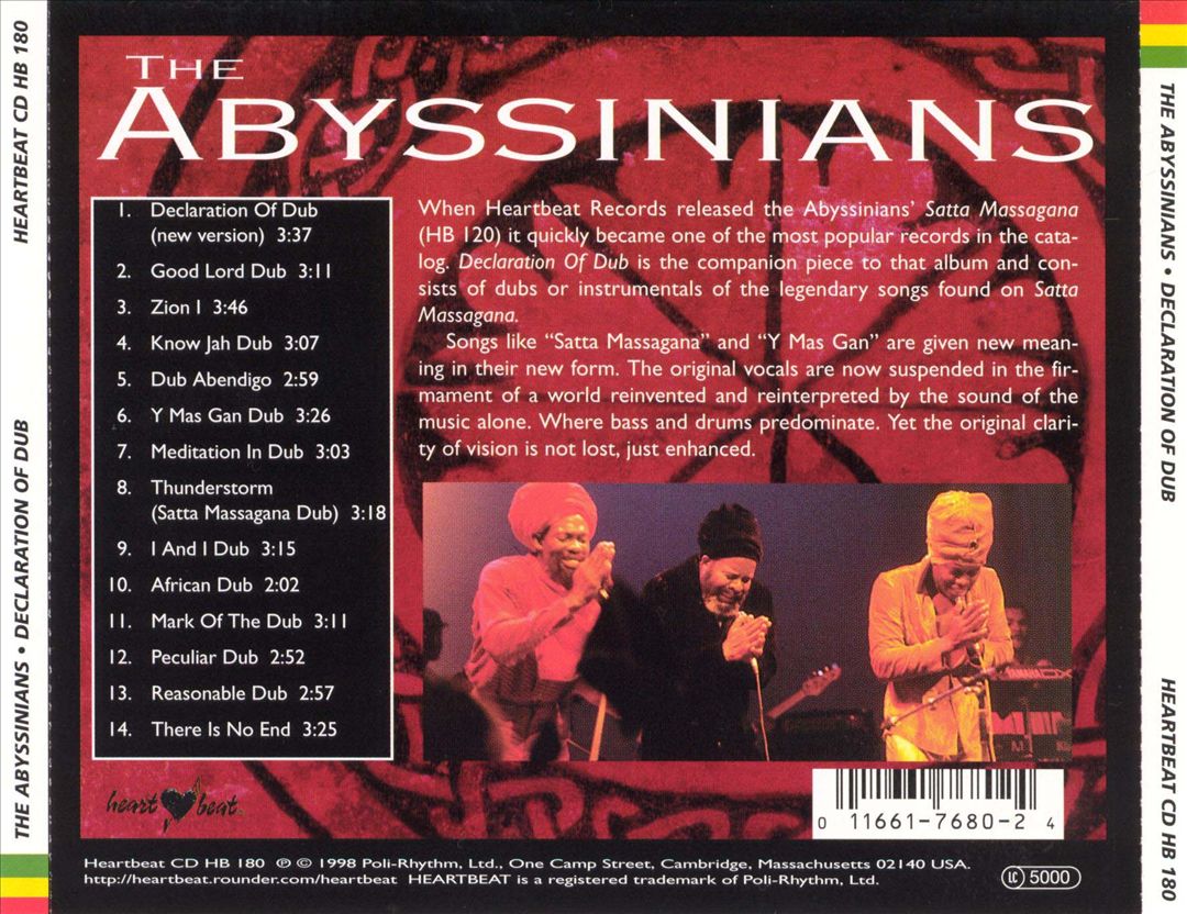 Declaration of Dub cover art
