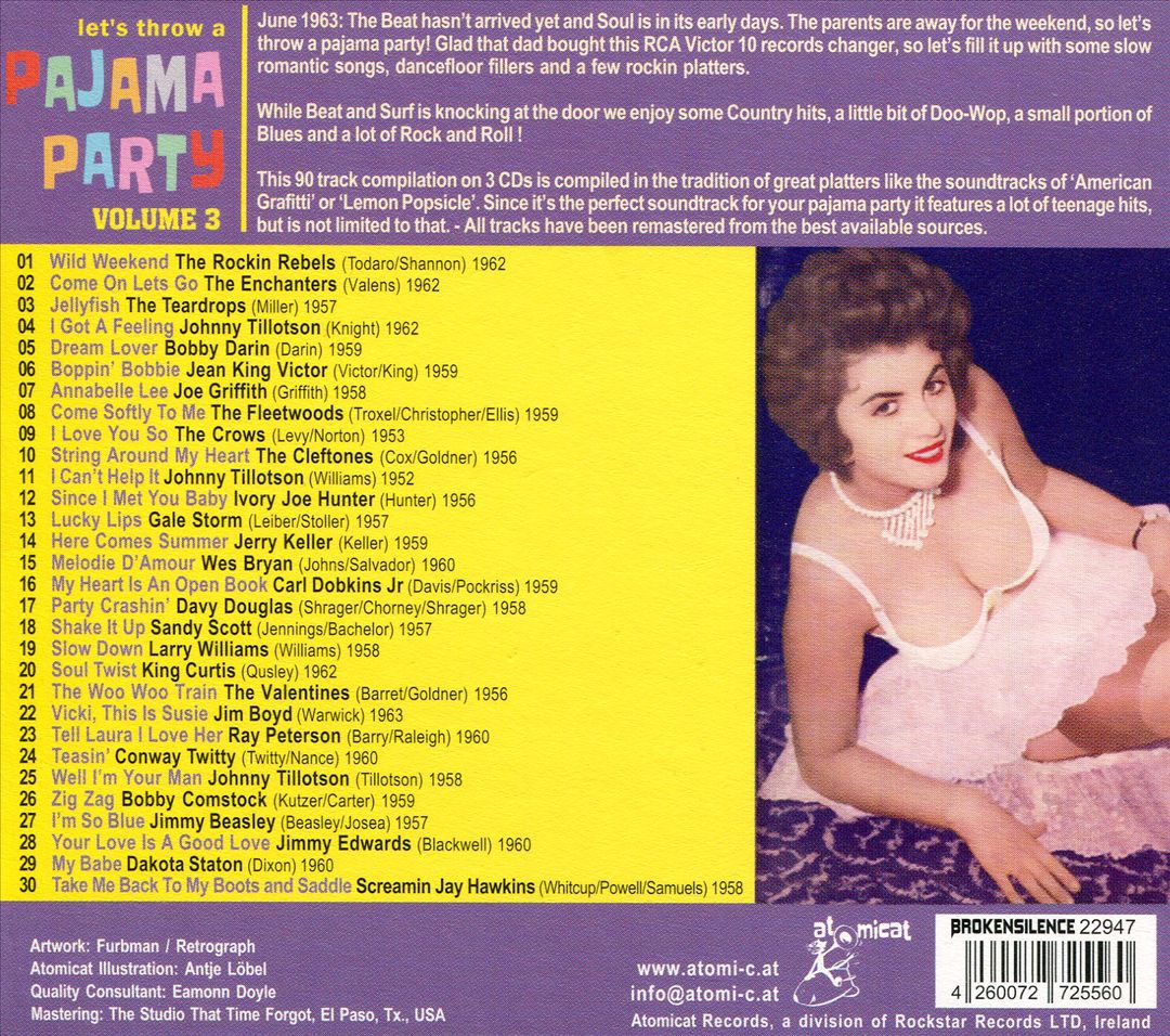 Pajama Party, Vol. 3 cover art