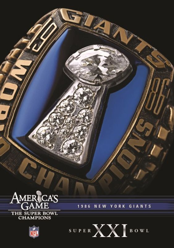 NFL: America's Game - 1986 New York Giants - Super Bowl XXI cover art