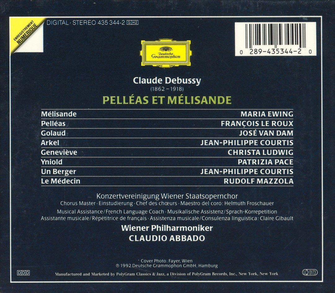Debussy: Pelléas et Mélisande cover art