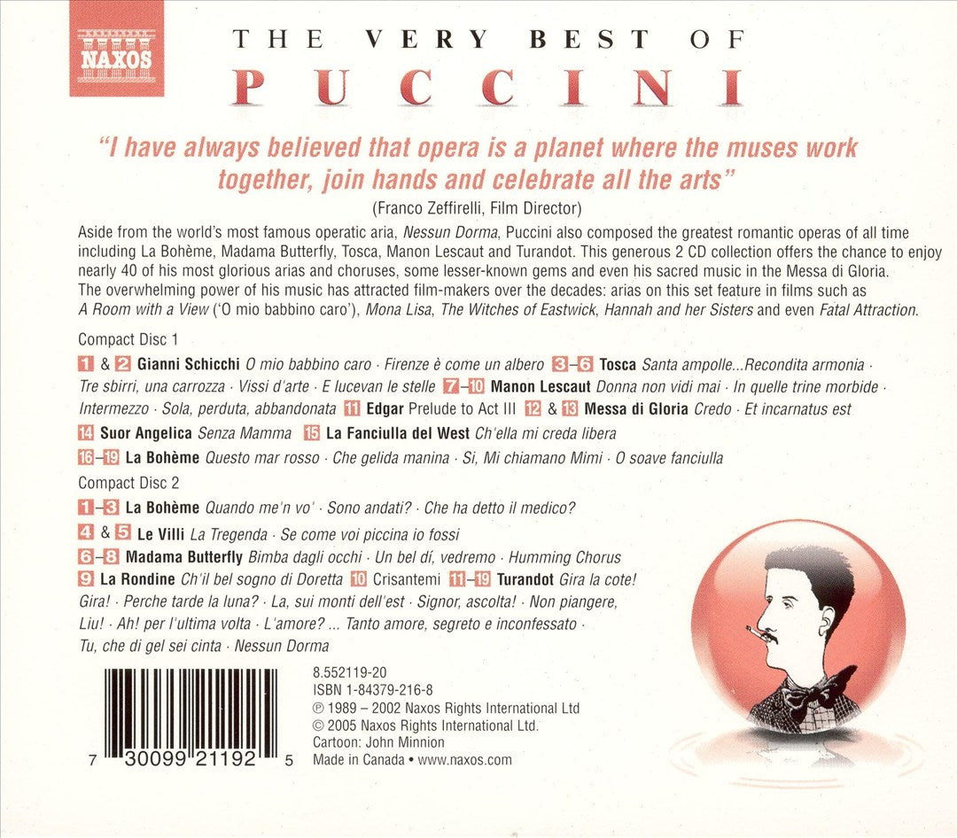 Very Best of Puccini cover art