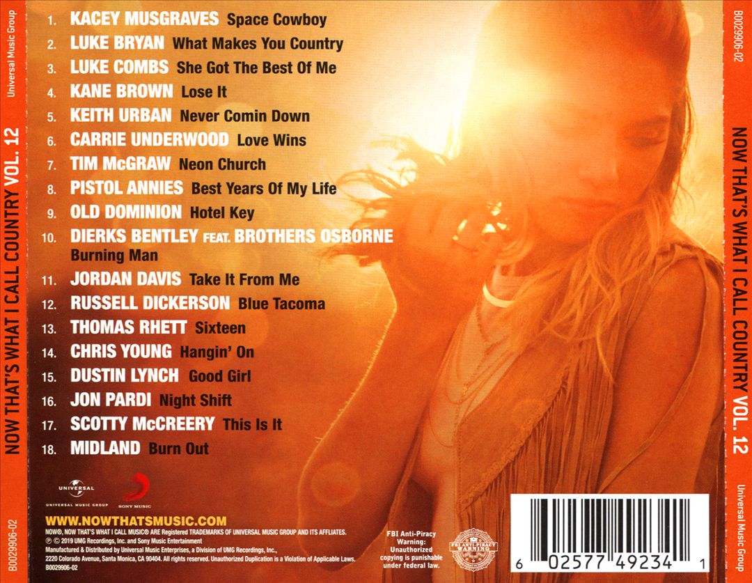 NOW Country, Vol. 12 cover art