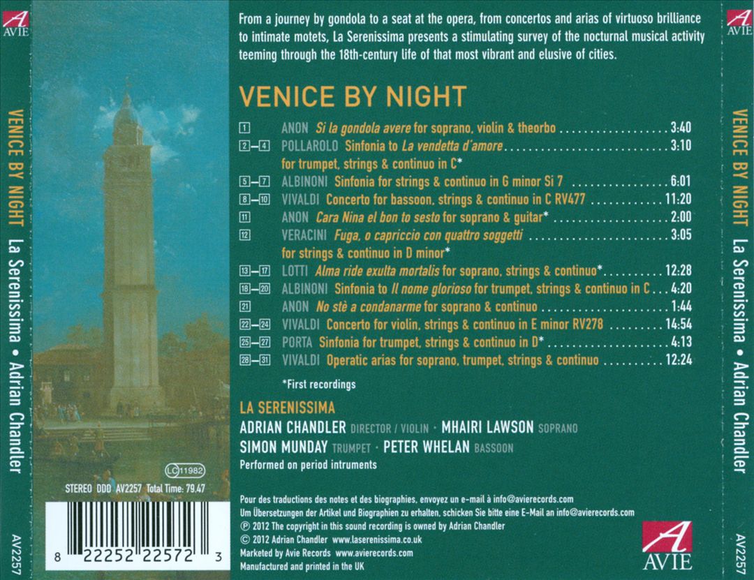 Venice by Night cover art