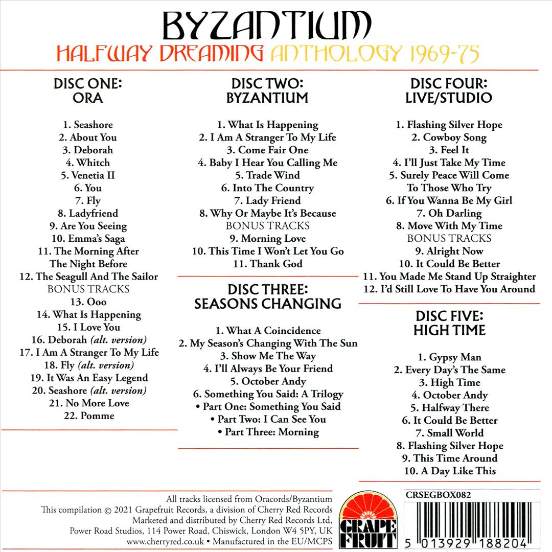 Halfway Dreaming: Anthology 1969-1975 cover art