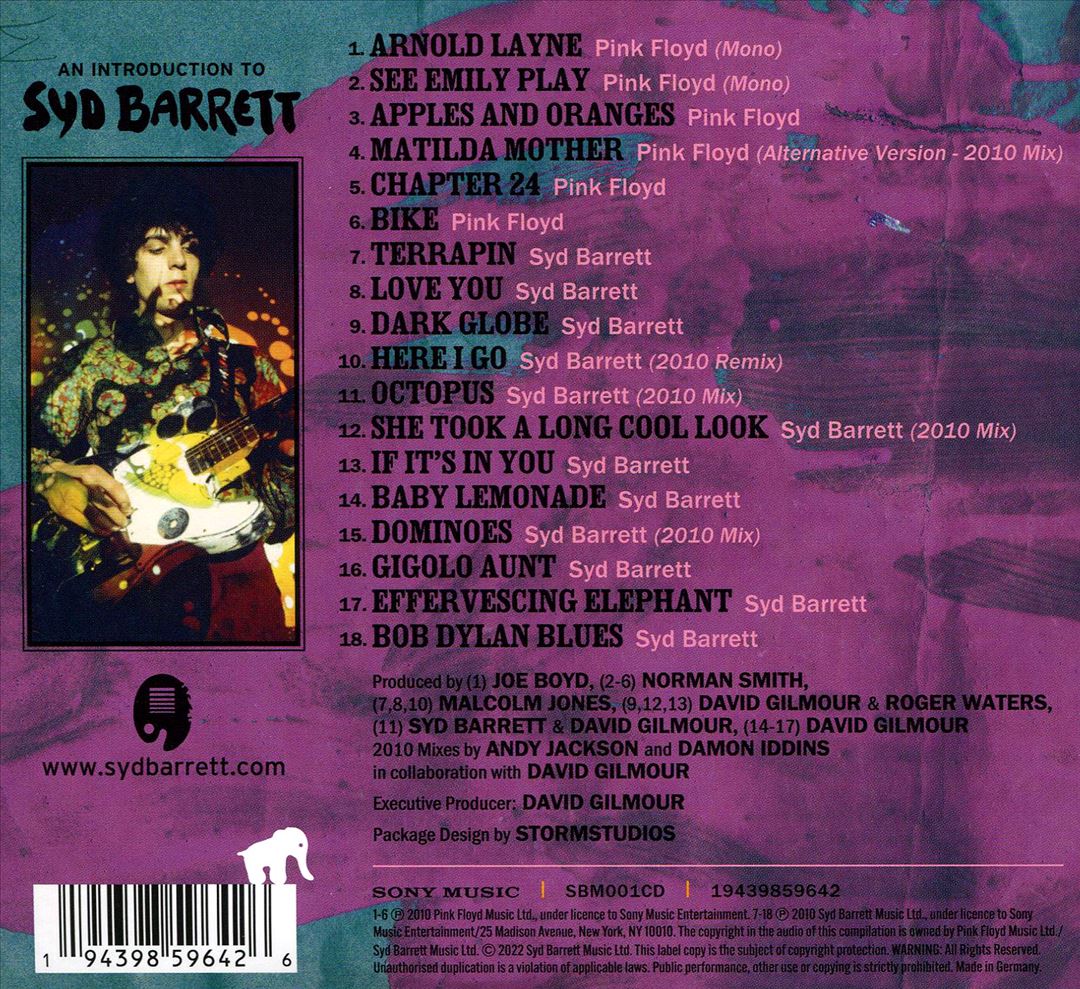 Introduction to Syd Barrett cover art